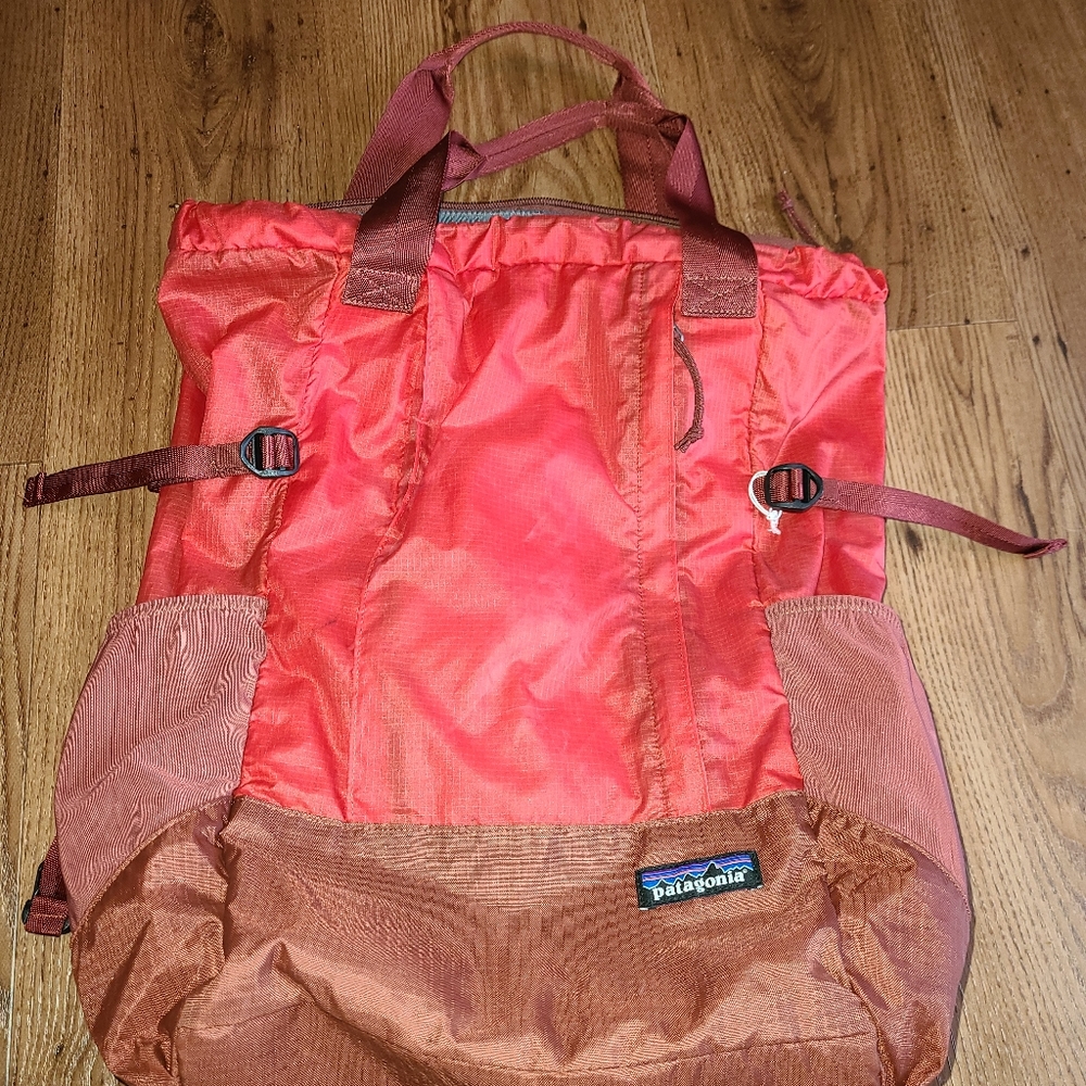 Patagonia light weight tote backpack